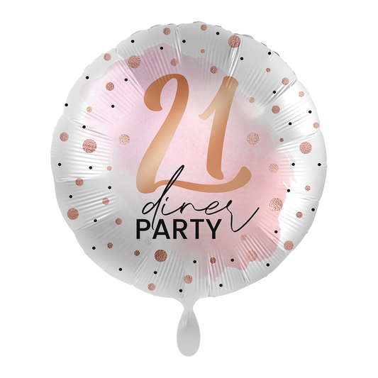 1 Ballon - Dotty 21 Diner Party - FR