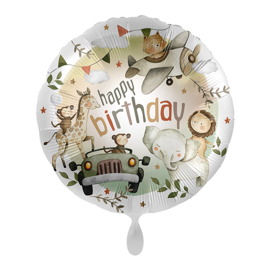 1 Ballon - Safari Animal Friends - FR
