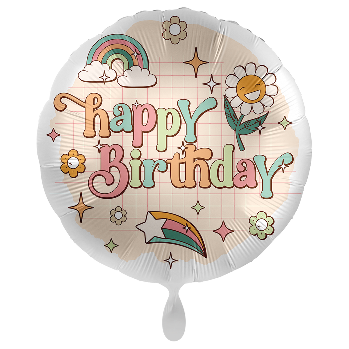 1 Ballon XXL - Groovy Birthday - ENG