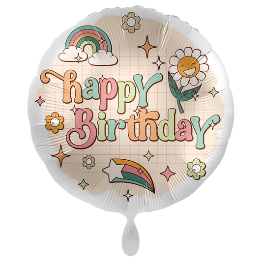 1 Ballon XXL - Groovy Birthday - NL