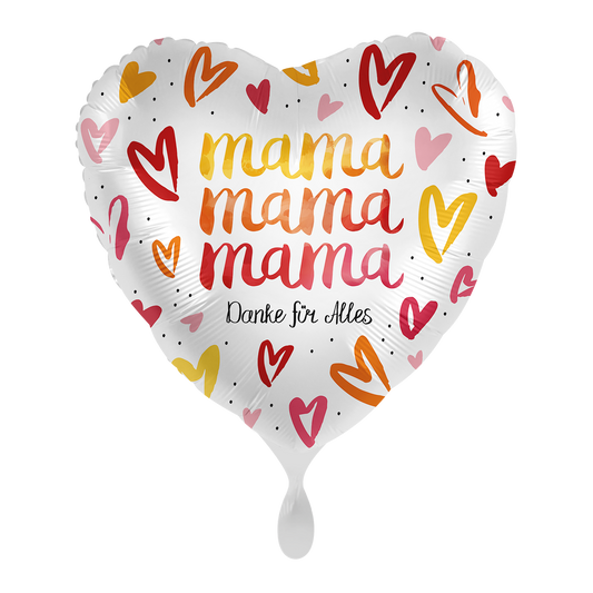 1 Ballon - Harten voor mijn moeder - NL