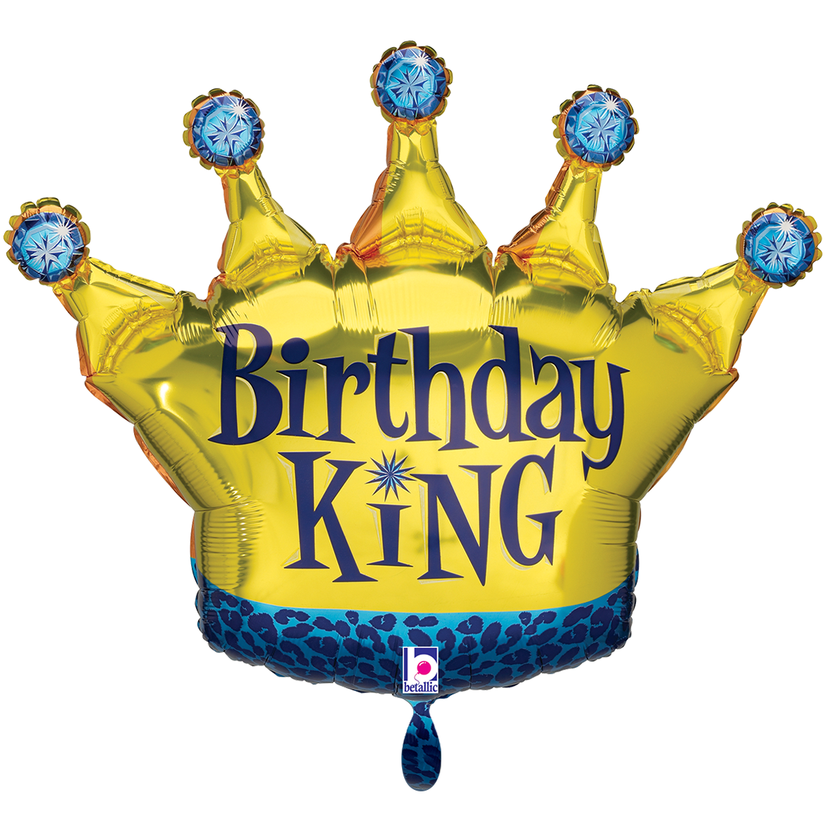 1 Ballon XXL - Roi de l'anniversaire