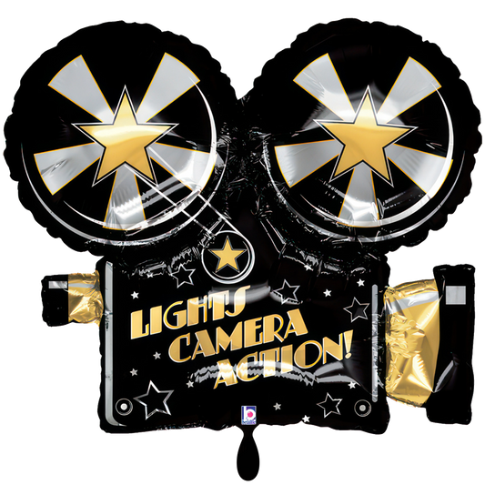 1 Ballon XXL - Lights Camera Action!