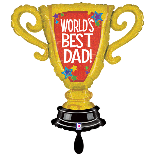1 Ballon XXL - Trophée du Meilleur Papa du Monde