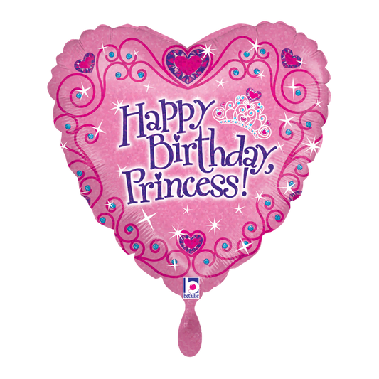 1 Ballon - Joyeux Anniversaire Tiara