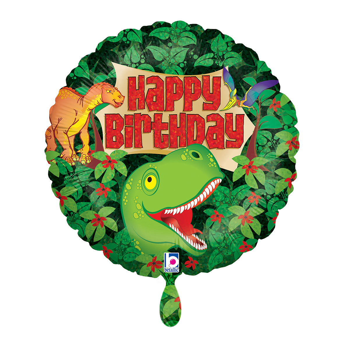 1 Ballon - Dinosaurerverjaardag