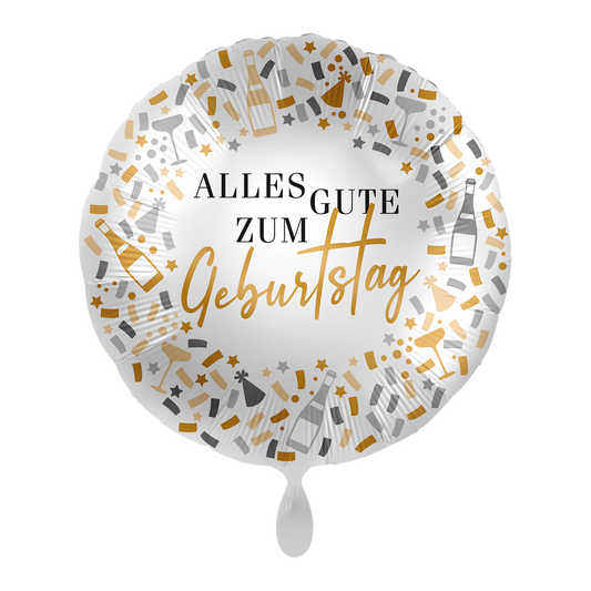 1 ballon - Joyeux Anniversaire - FRA