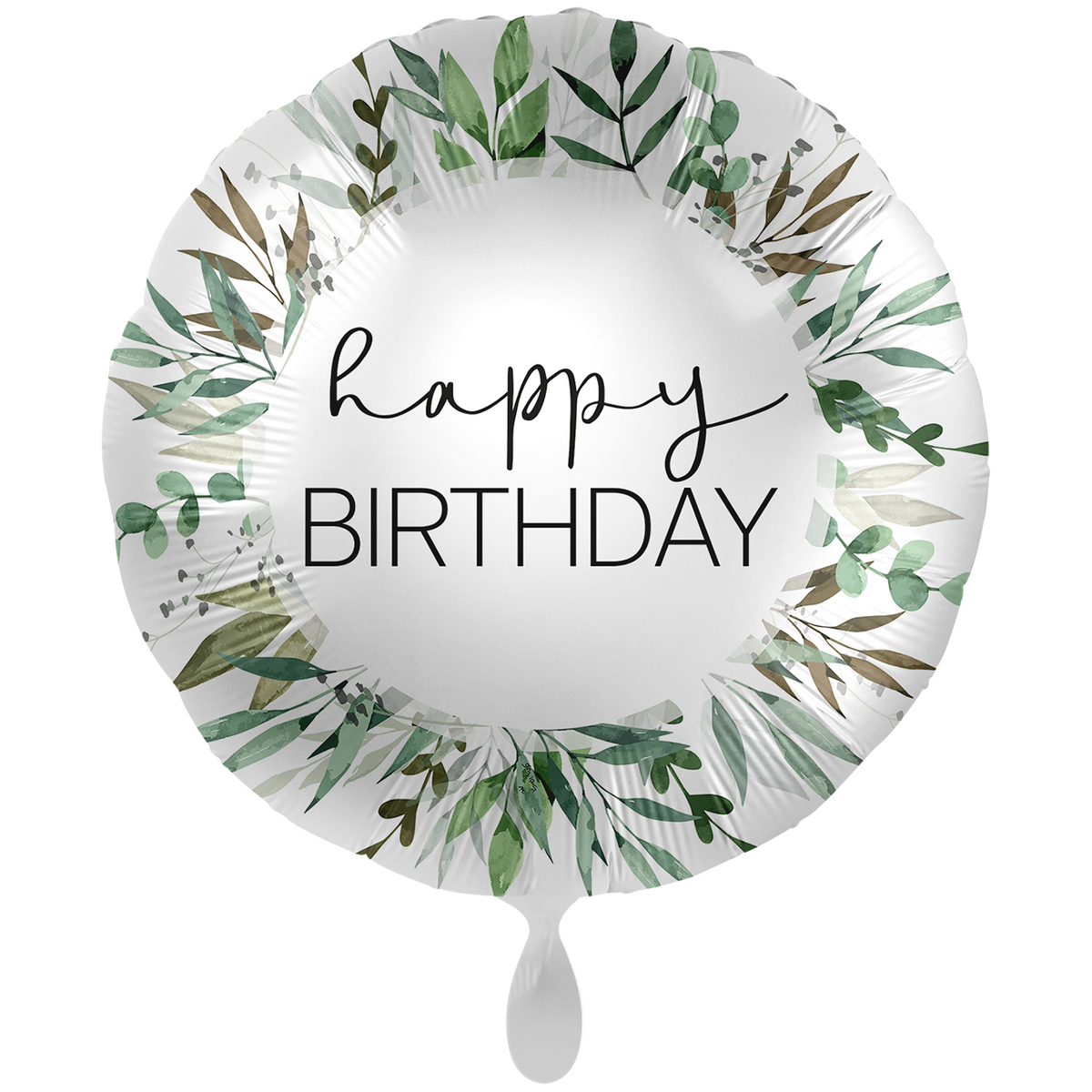1 Ballon XXL - Natural Greenery Anniversaire