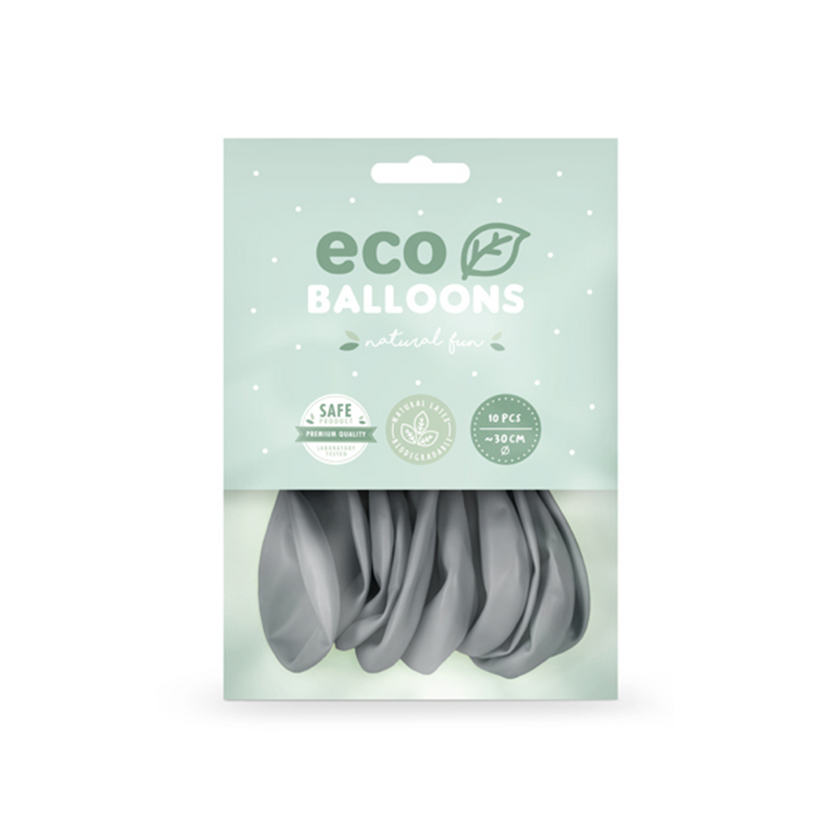 10 ballons ECO - Ø 30cm - Gris