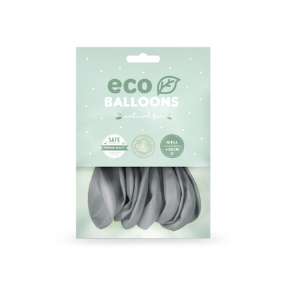 10 ballons ECO - Ø 30cm - Gris