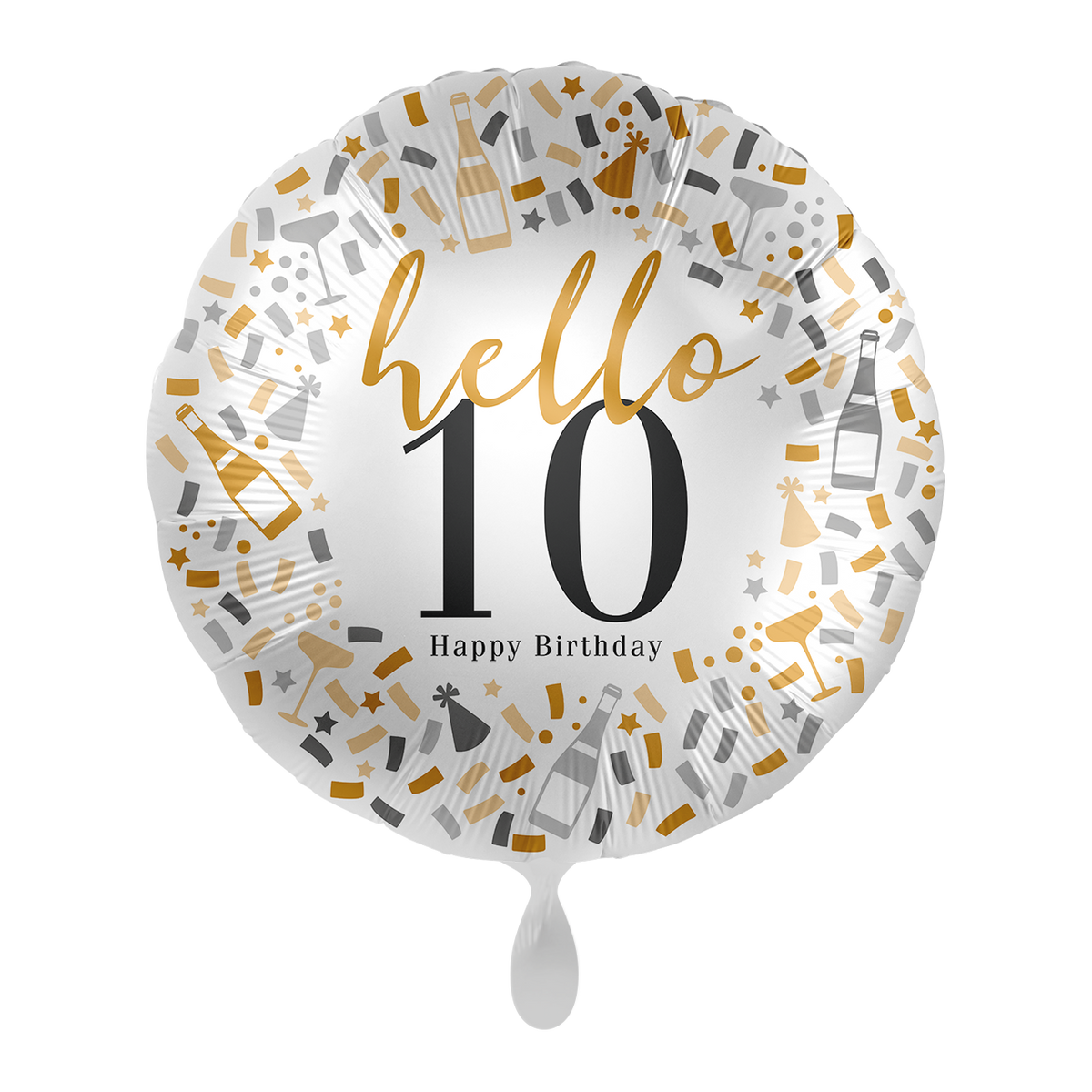 1 Ballon - Hallo 10 - NL