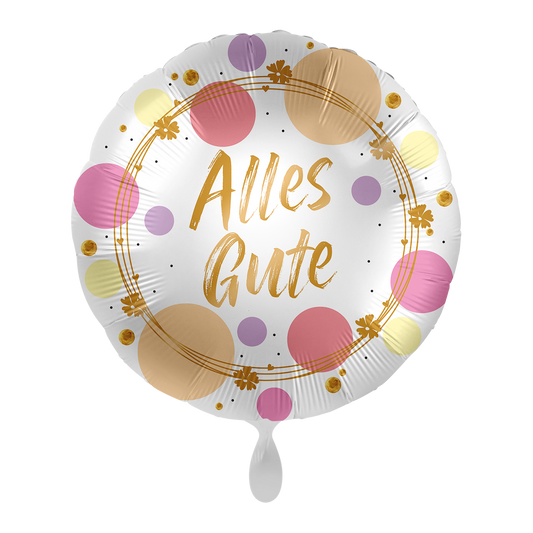 1 Ballon - Anniversaire Pois Brillants - FRA