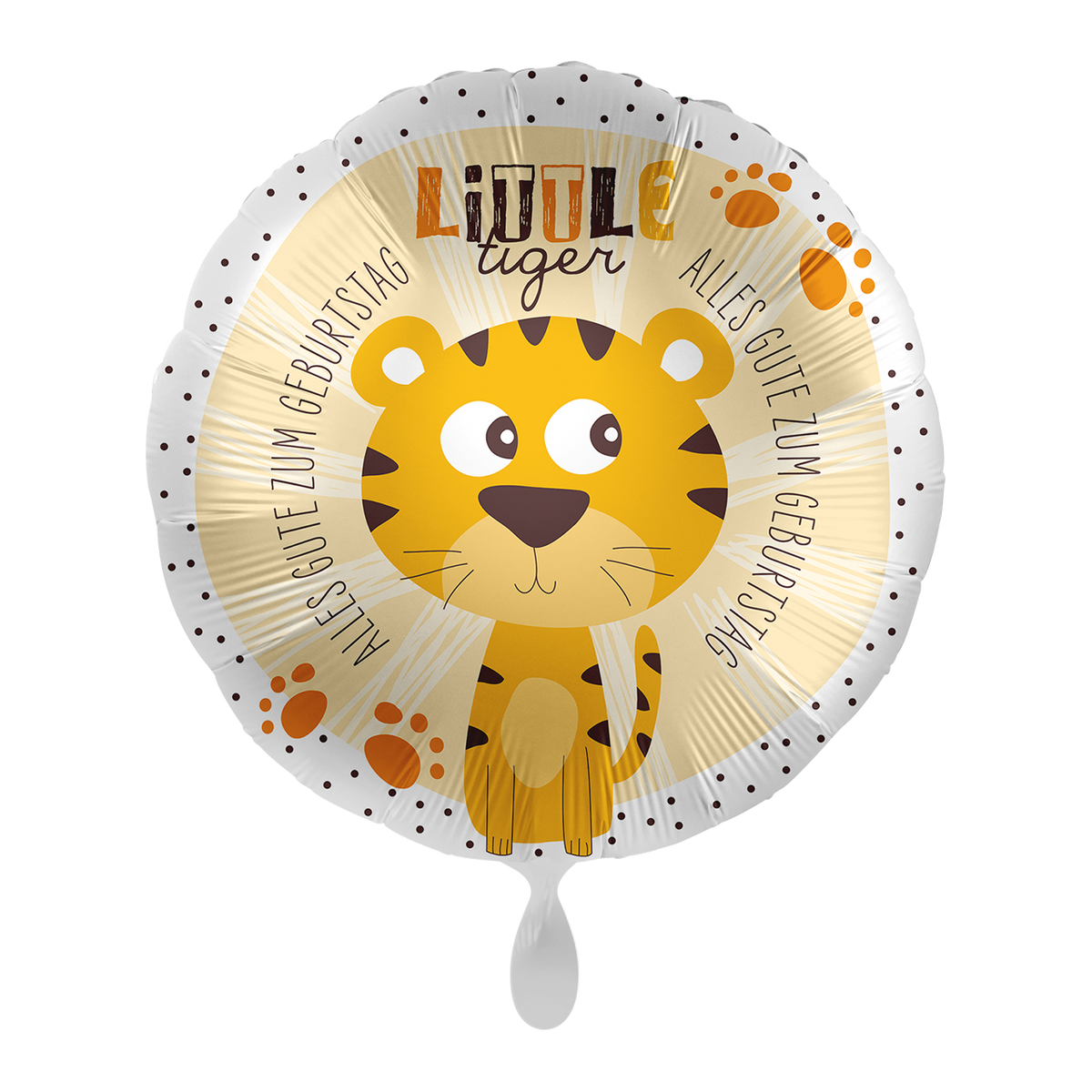 1 Ballon - Petit Tigre Anniversaire - FRA