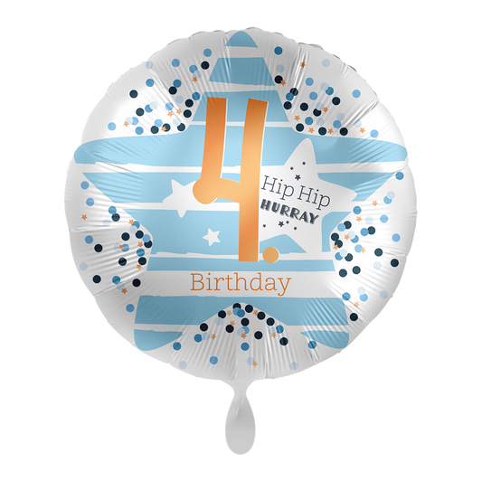 1 Ballon - 4. Anniversaire Étoiles - FR