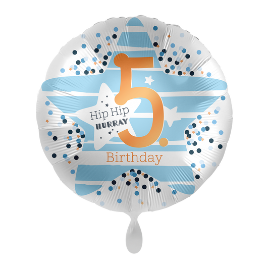 1 Ballon - 5. Anniversaire Étoiles - ANG