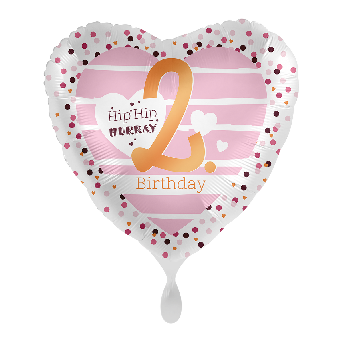 1 Ballon - 2. Verjaardagshartjes - ENG