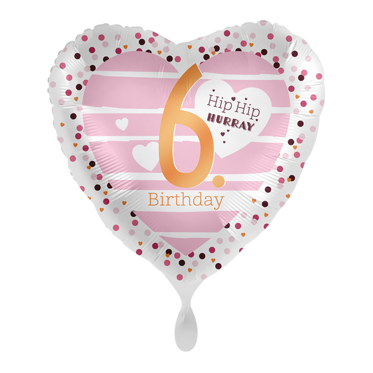 1 Ballon - 6. Anniversaire Cœurs - FRA