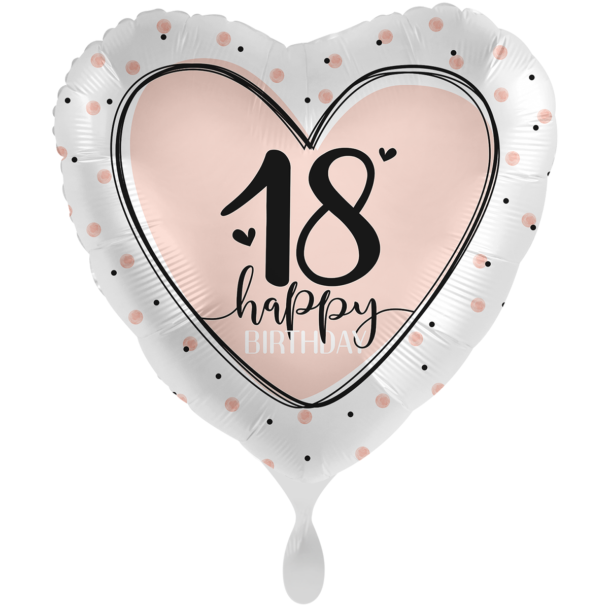 1 Ballon XXL - Lovely Birthday 18 - FRA