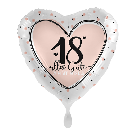 1 Ballon - Lovely Birthday 18 - NL