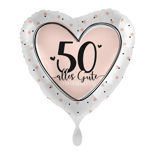 1 Ballon - Lovely Birthday 50 - NL