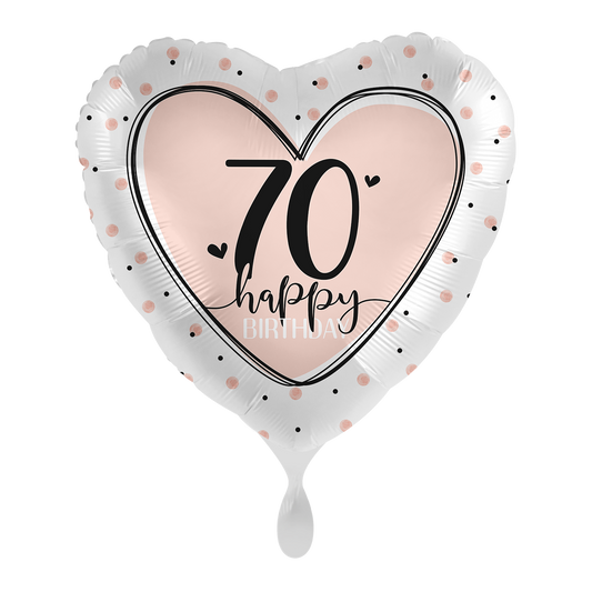 1 Ballon - Lovely Birthday 70 - ENG