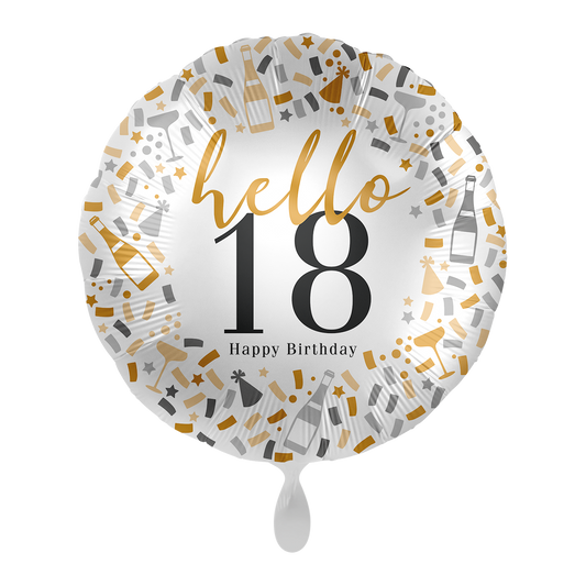 1 ballon - Hallo 18 - ENG
