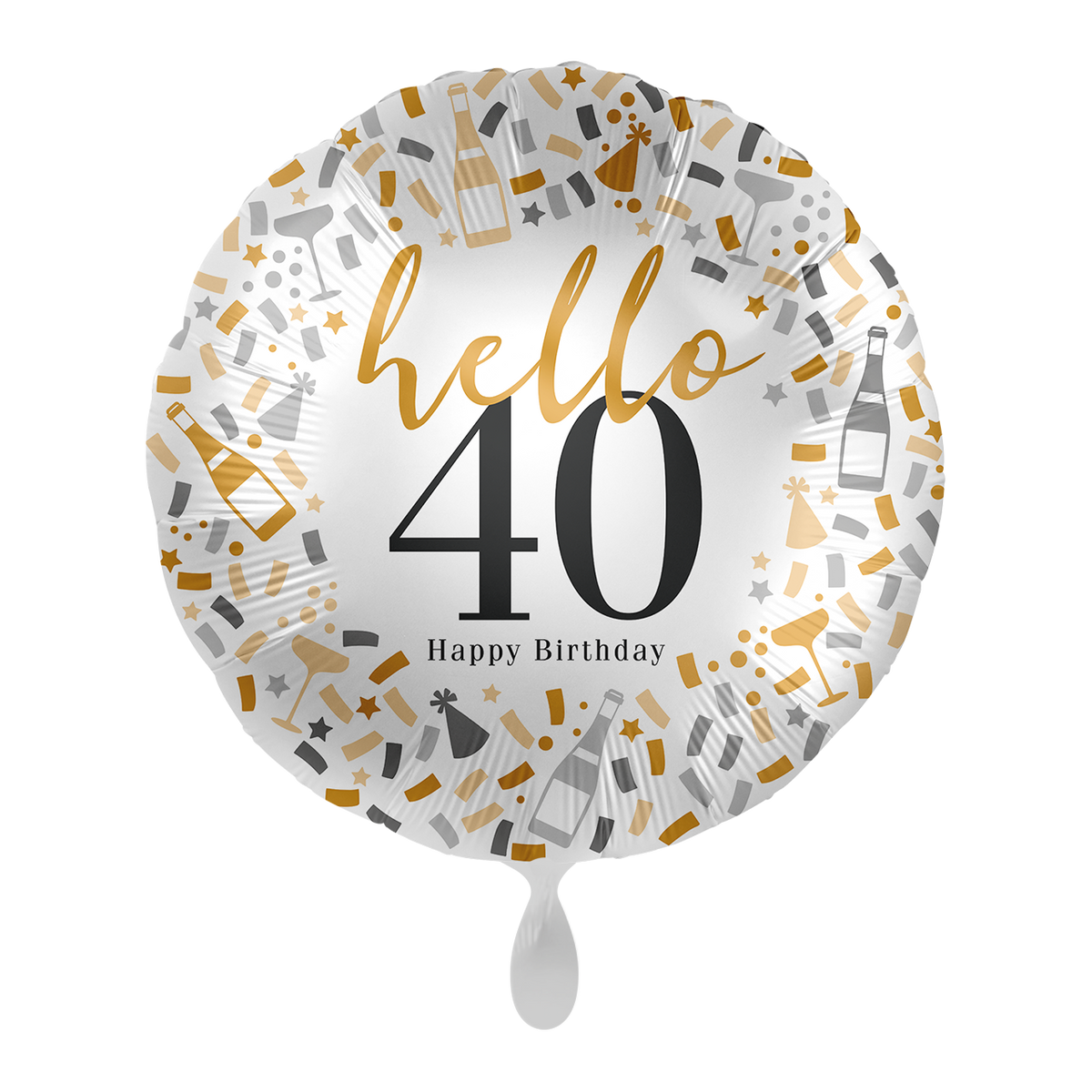 1 Ballon - Hello 40 - ENG