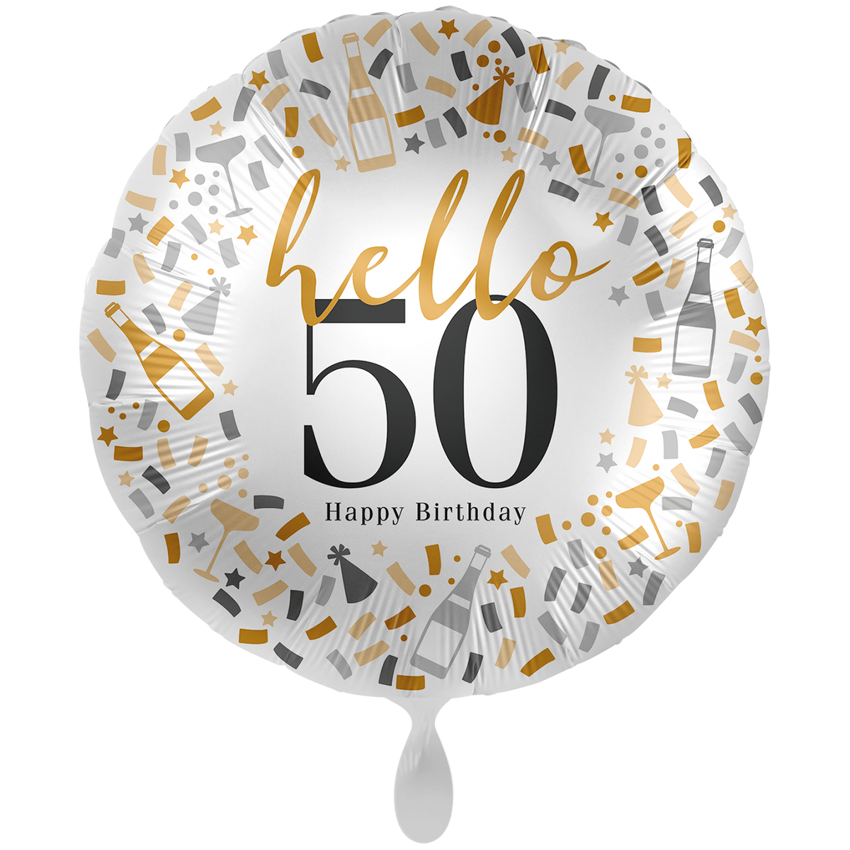 1 Ballon XXL - Hello 50 - ENG
