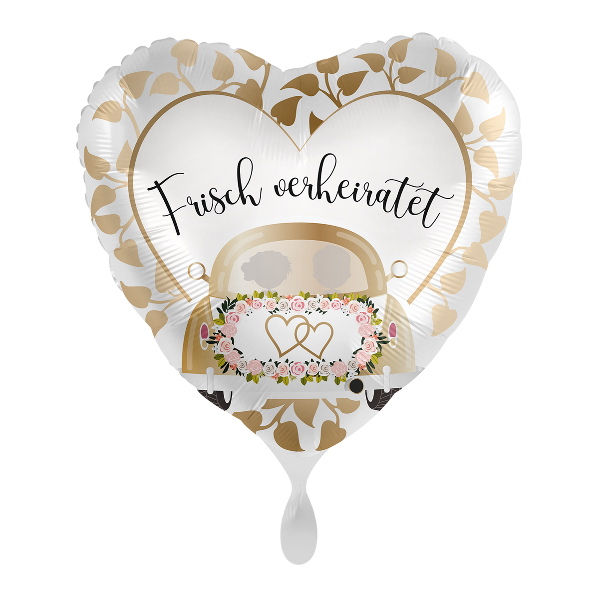 1 Ballon - Just Married Voiture de mariage - FRA