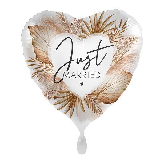 1 Ballon - Boho Dream Just Married - ENG