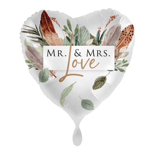 1 Ballon - Mariage Amour Rustique - ENG