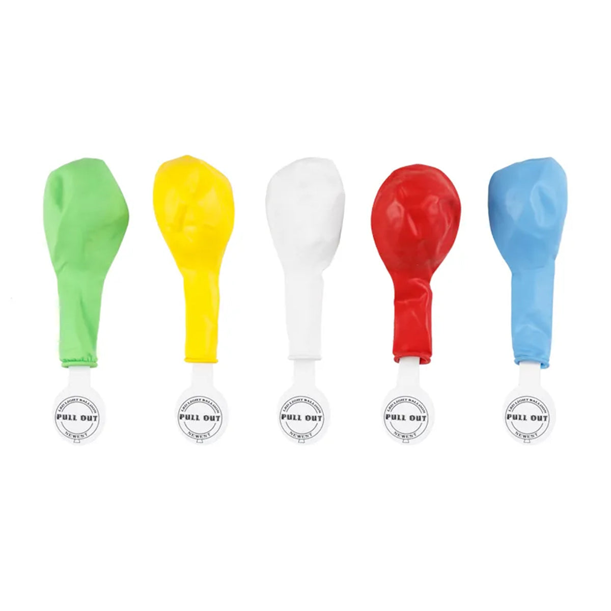 5 ledballonnen - Ø 30 cm - mix