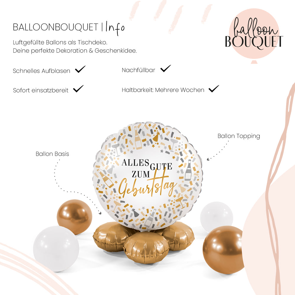 1 Bouquet de ballons - Hello Happy Birthday - DEU