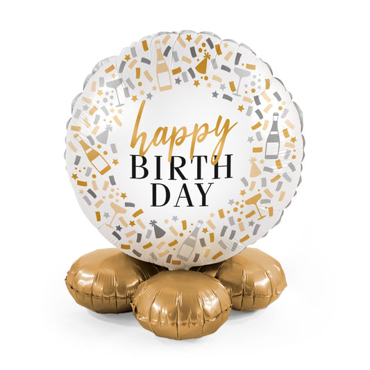 1 Bouquet de ballons - Joyeux anniversaire - FRA