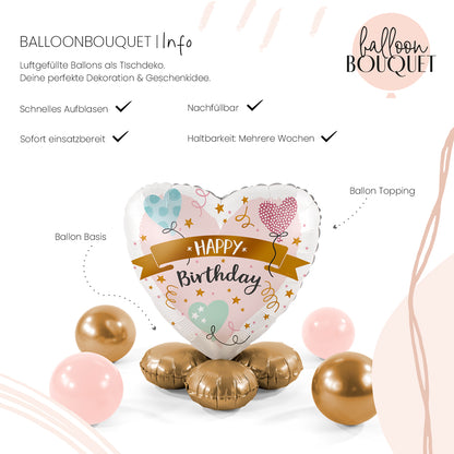 1 Bouquet de ballons - Celebrate Pastel - ENG