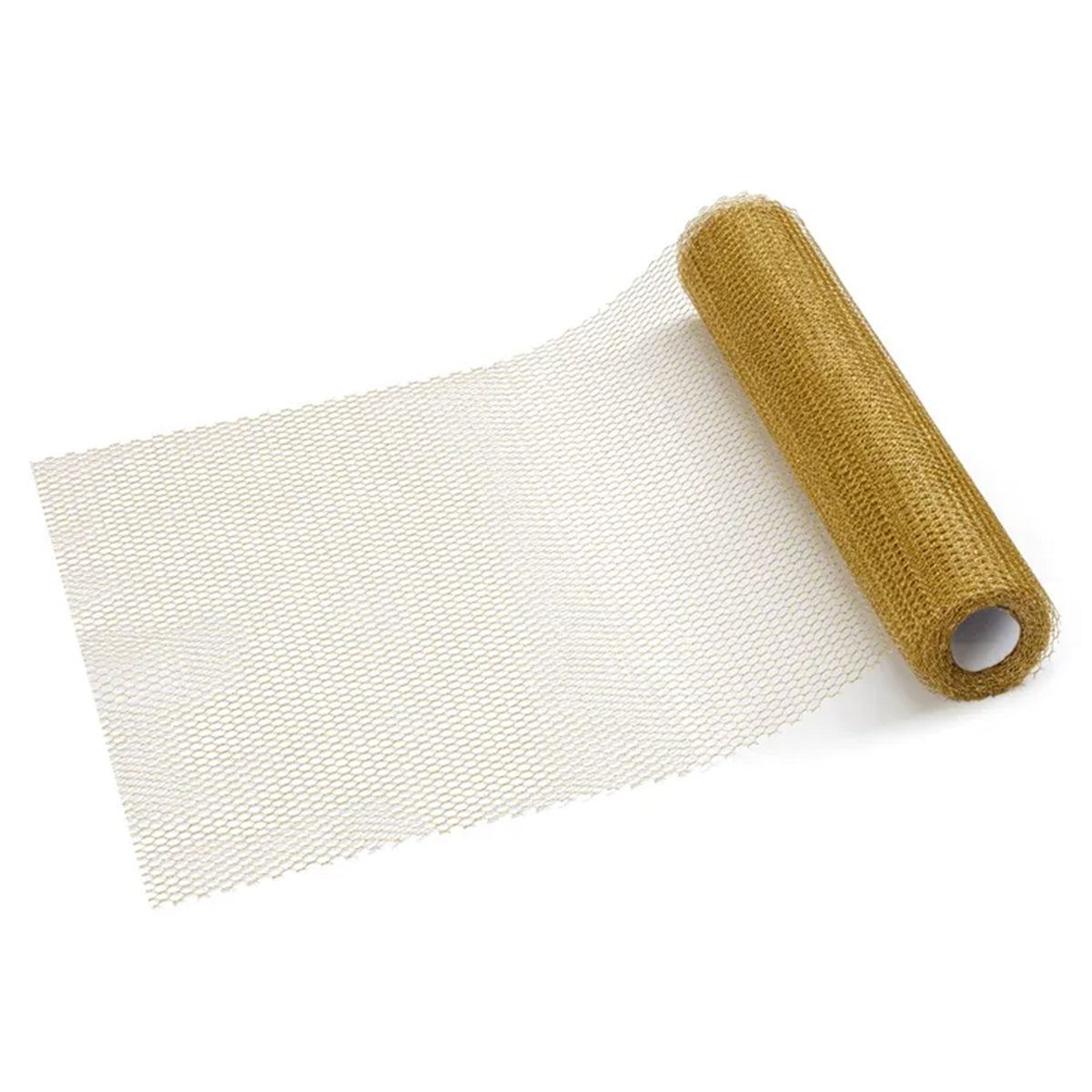 1 tafelloper - Goudkleurig net