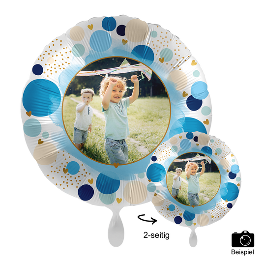 1 Ballon mit Foto - Lucky Birthday