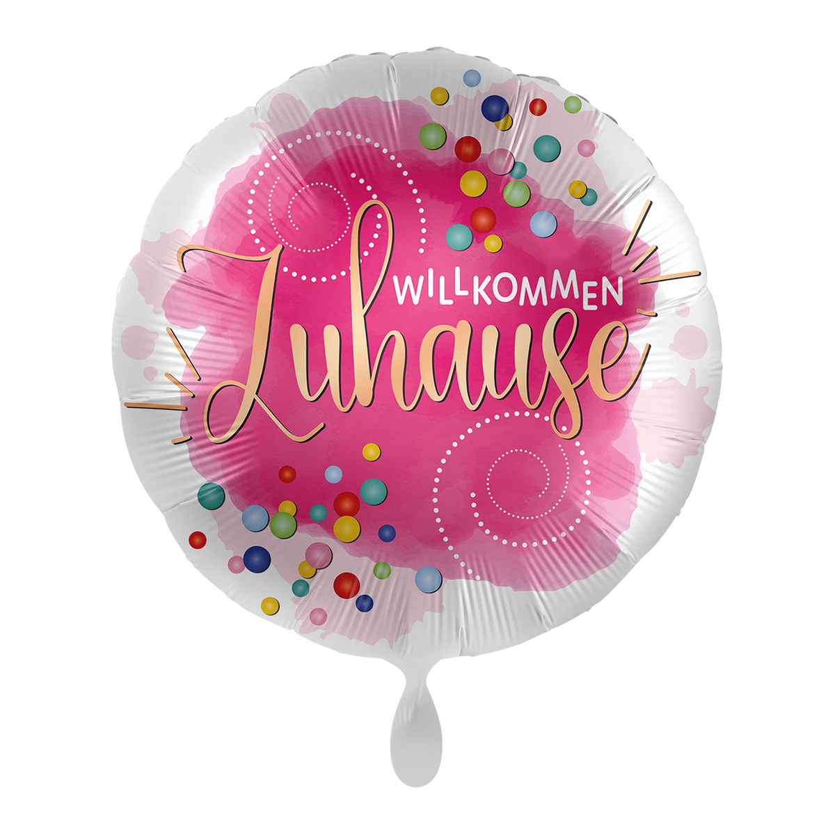 1 Ballon - Welkom Thuis Confetti