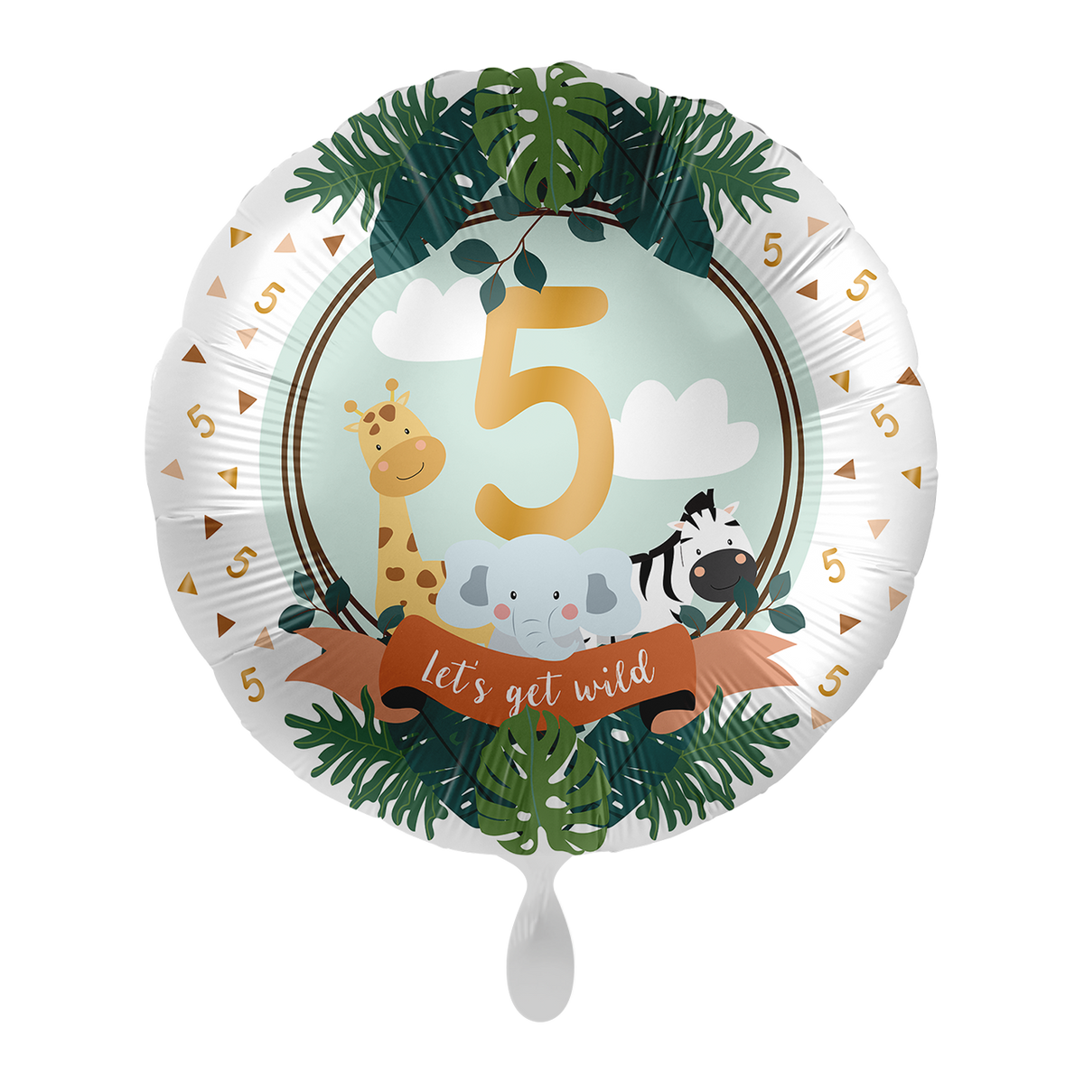 1 ballon - Jungle Friends - Five