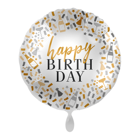 1 Ballon - Hello Happy Birthday - ANG