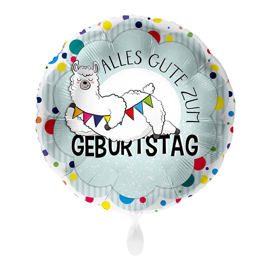 1 Ballon - Anniversaire lama