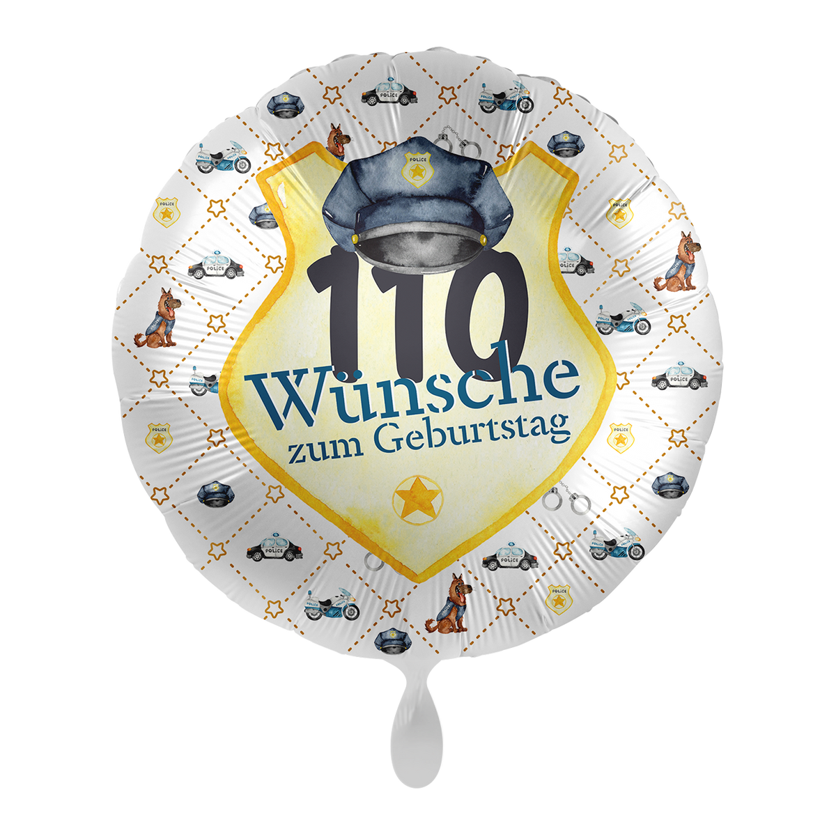 1 ballon - Police Academy - 110 wensen