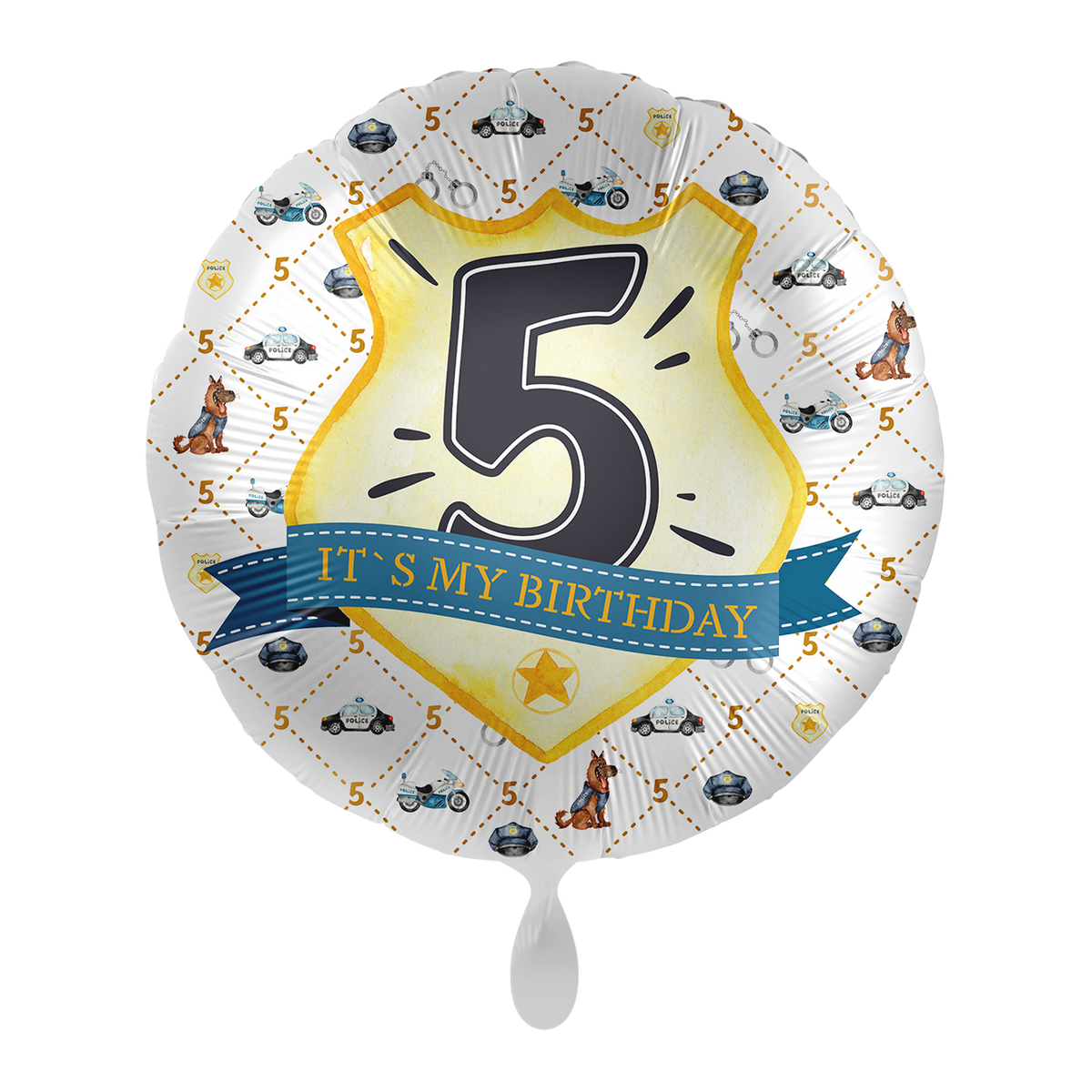 1 Ballon - Police Academy - Vijf