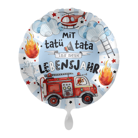 1 ballon - Pompier Heureux - Pin Pon