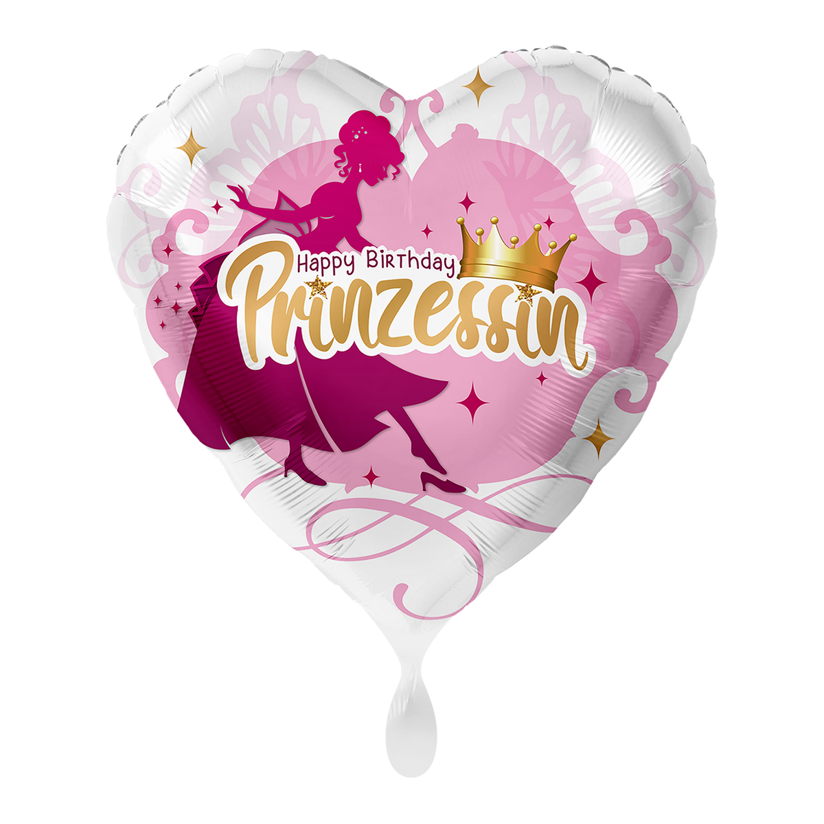 1 Ballon - Verjaardag Prinses