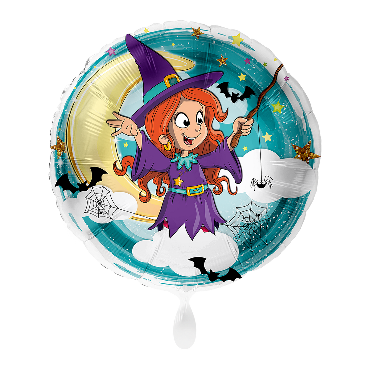 1 Ballon - Joyeuse sorcière - UNI