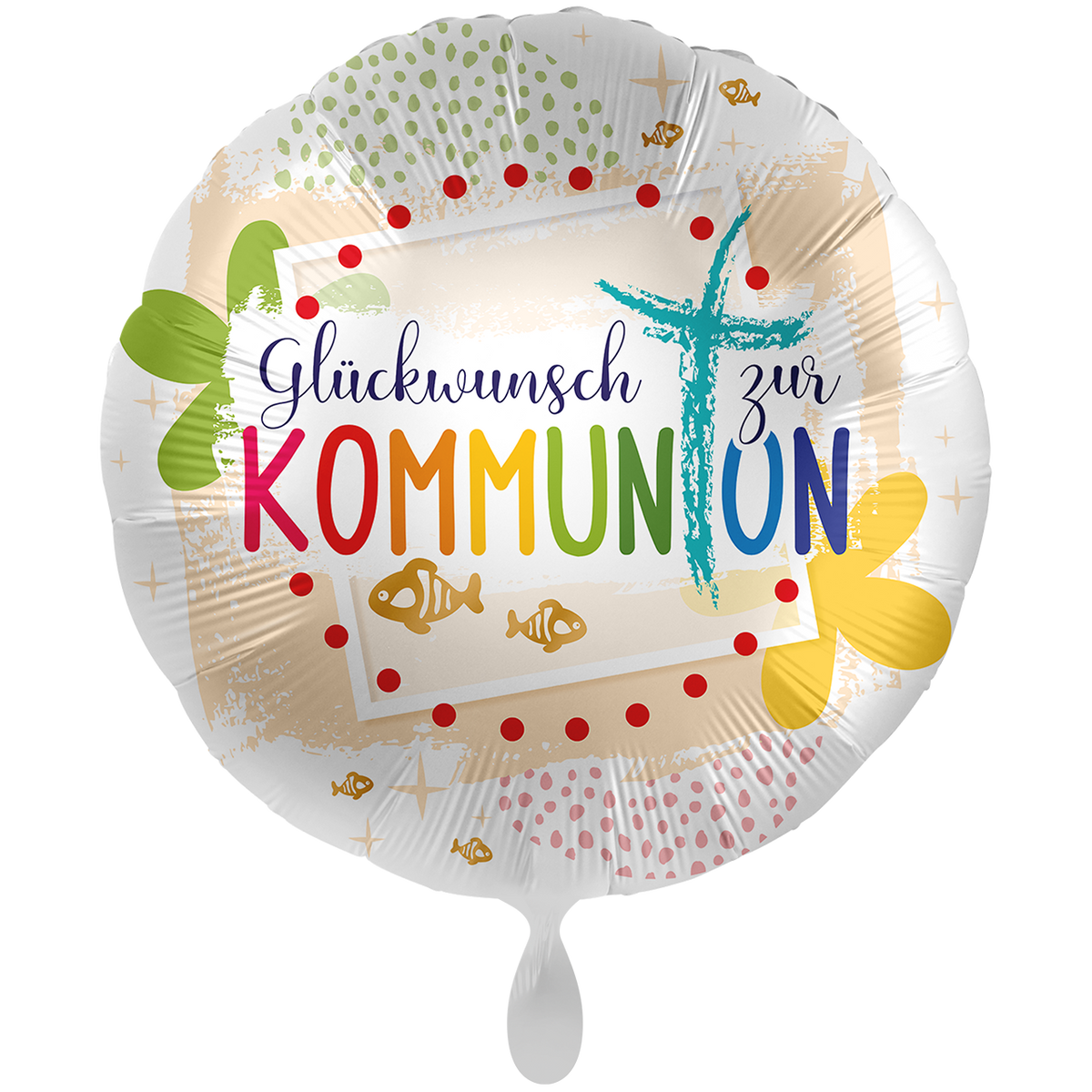 1 Ballon XXL - Félicitations Communion - FRA