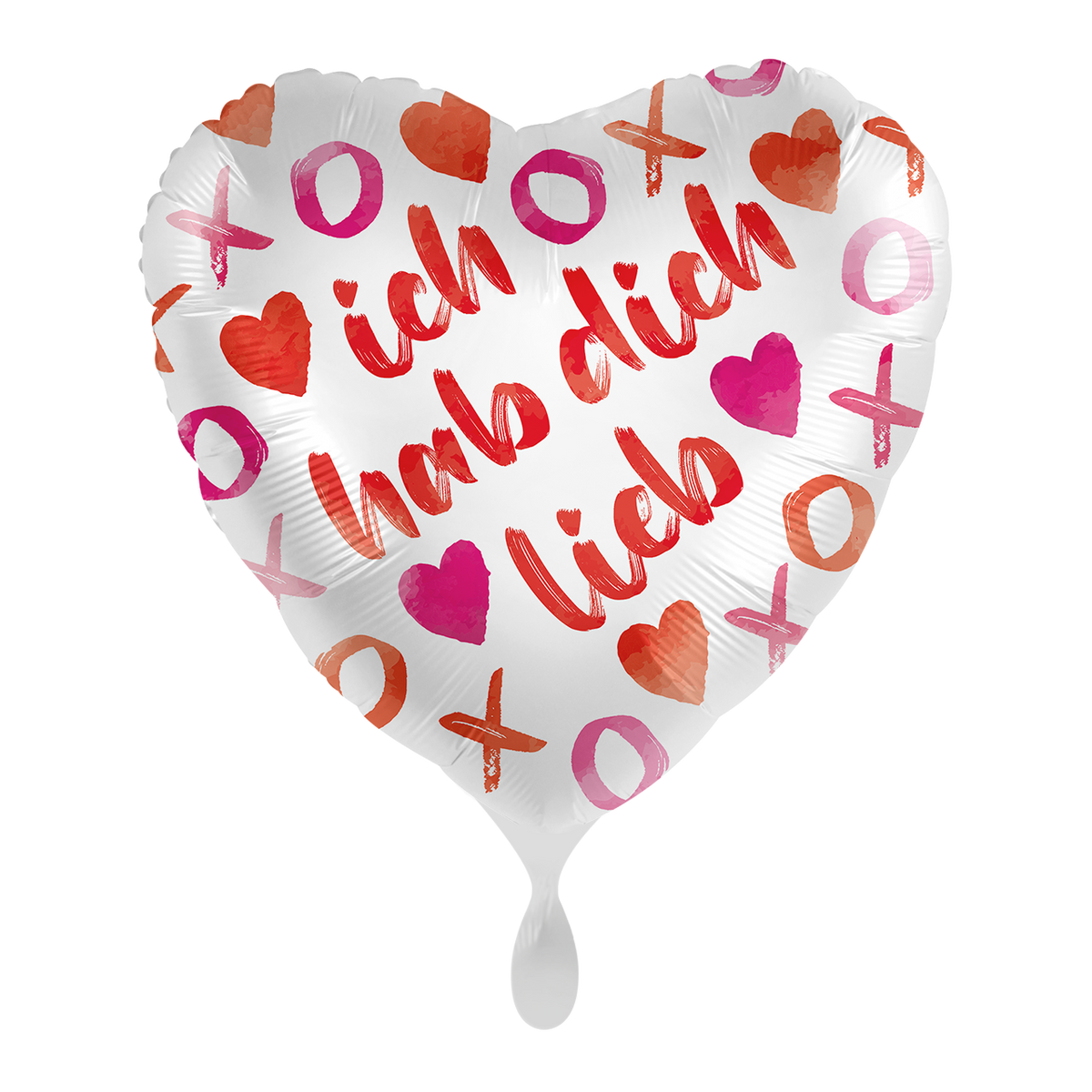 1 Ballon - XOXO Liefde - NL