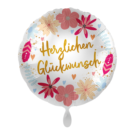 1 Ballon - Fleurs de fête - FR