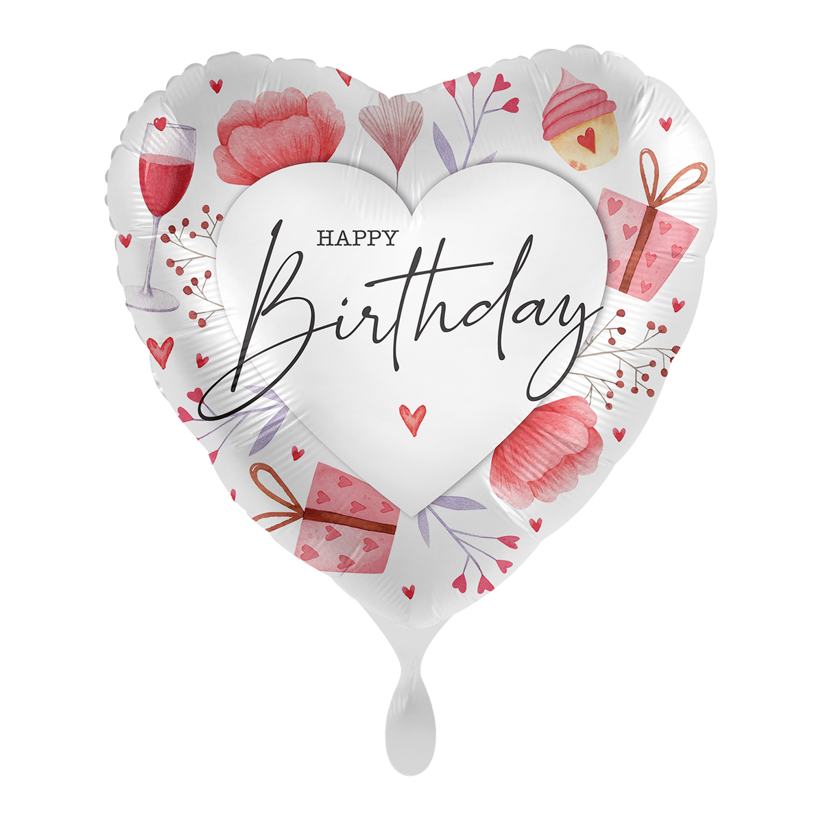 1 Ballon - Lovely Birthday Wishes - FR